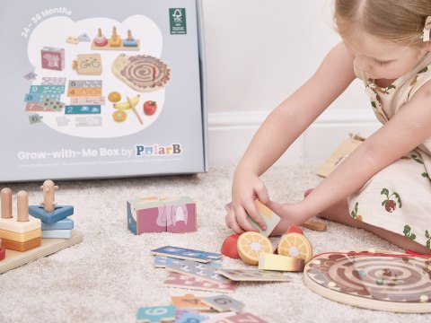 Viga Toys VIGA Zestaw Zabawek Edukacyjnych Pudełko Box od 24 miesiąca do 36 miesiąca