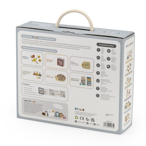 Viga Toys VIGA Zestaw Zabawek Edukacyjnych Pudełko Box od 24 miesiąca do 36 miesiąca