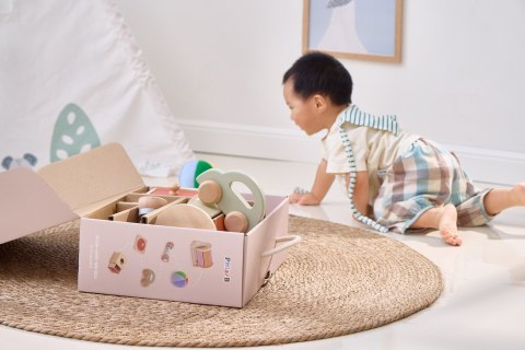 Viga Toys VIGA Zestaw Zabawek Edukacyjnych Pudełko Box od 6 miesiąca do 12 miesiąca