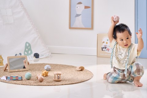 Viga Toys VIGA Zestaw Zabawek Edukacyjnych Pudełko Box od urodzenia do 6 miesiąca