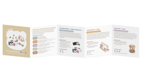 Viga Toys VIGA Zestaw Zabawek Edukacyjnych Pudełko Box od urodzenia do 6 miesiąca