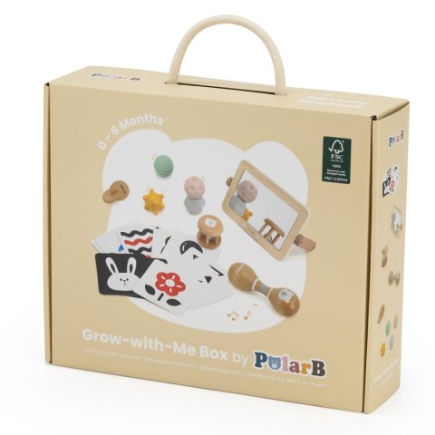 Viga Toys VIGA Zestaw Zabawek Edukacyjnych Pudełko Box od urodzenia do 6 miesiąca