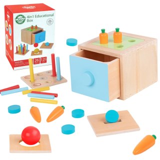 Woopie Let's Go Green WOOPIE GREEN Drewniana Szuflada Edukacyjna Sorter Montessori