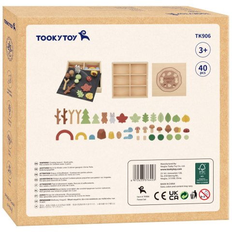 Tooky Toy TOOKY TOY Zestaw Leśny Układanka w Stosy Klocki Figurki Tooky Toy TOOKY TOY Zestaw Leśny Układanka w Stosy Klocki Figurki