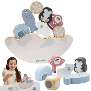 Viga Toys VIGA PolarB Gra Balansujące Zwierzęta Arktyczne Układanka
