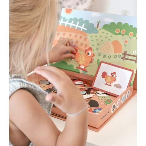 Tooky Toy TOOKY TOY Układanka Magnetyczna Farma Puzzle