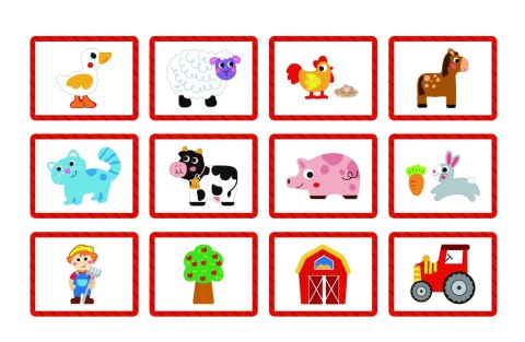 Tooky Toy TOOKY TOY Układanka Magnetyczna Farma Puzzle