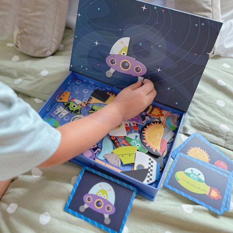 Tooky Toy TOOKY TOY Układanka Magnetyczna Kosmos Puzzle
