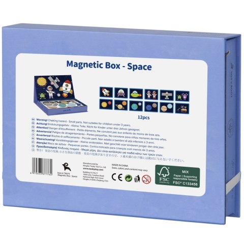Tooky Toy TOOKY TOY Układanka Magnetyczna Kosmos Puzzle