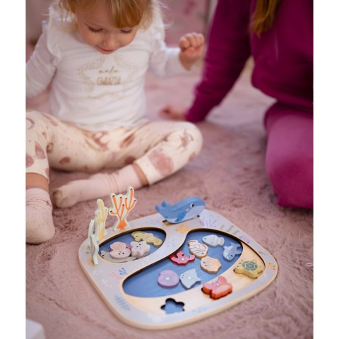 Tooky Toy TOOKY TOY Złowić Rybkę Gra Zręcznościowa Układanka Montessori Tooky Toy TOOKY TOY Złowić Rybkę Gra Zręcznościowa Układanka Montessori