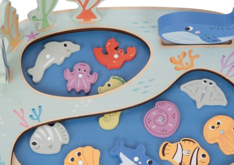 Tooky Toy TOOKY TOY Złowić Rybkę Gra Zręcznościowa Układanka Montessori Tooky Toy TOOKY TOY Złowić Rybkę Gra Zręcznościowa Układanka Montessori
