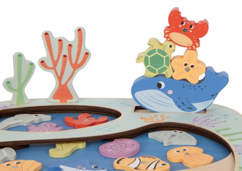 Tooky Toy TOOKY TOY Złowić Rybkę Gra Zręcznościowa Układanka Montessori Tooky Toy TOOKY TOY Złowić Rybkę Gra Zręcznościowa Układanka Montessori