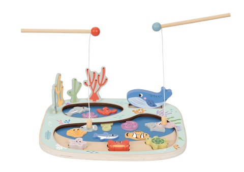 Tooky Toy TOOKY TOY Złowić Rybkę Gra Zręcznościowa Układanka Montessori Tooky Toy TOOKY TOY Złowić Rybkę Gra Zręcznościowa Układanka Montessori
