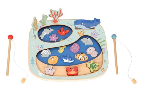 Tooky Toy TOOKY TOY Złowić Rybkę Gra Zręcznościowa Układanka Montessori Tooky Toy TOOKY TOY Złowić Rybkę Gra Zręcznościowa Układanka Montessori