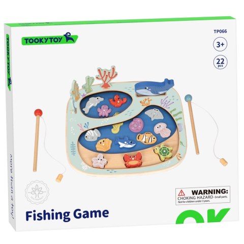 Tooky Toy TOOKY TOY Złowić Rybkę Gra Zręcznościowa Układanka Montessori Tooky Toy TOOKY TOY Złowić Rybkę Gra Zręcznościowa Układanka Montessori