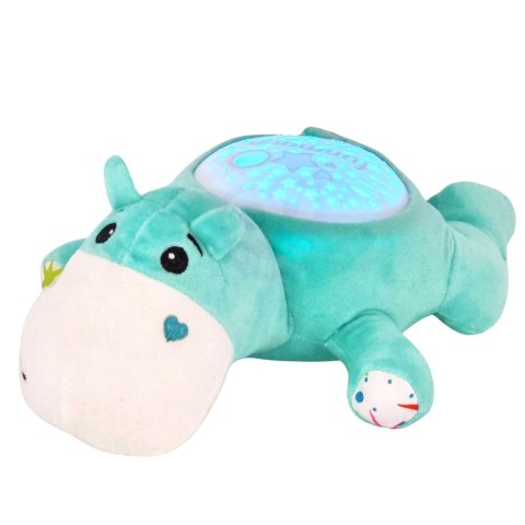 Woopie Baby WOOPIE BABY Przytulanka Projektor 2w1 Usypiacz Hipopotam