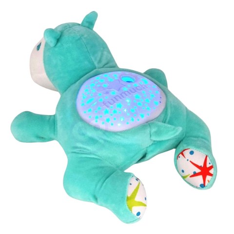 Woopie Baby WOOPIE BABY Przytulanka Projektor 2w1 Usypiacz Hipopotam