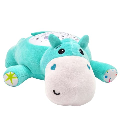 Woopie Baby WOOPIE BABY Przytulanka Projektor 2w1 Usypiacz Hipopotam