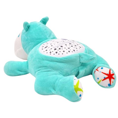 Woopie Baby WOOPIE BABY Przytulanka Projektor 2w1 Usypiacz Hipopotam