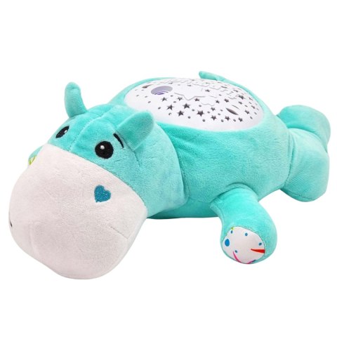Woopie Baby WOOPIE BABY Przytulanka Projektor 2w1 Usypiacz Hipopotam