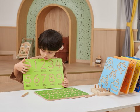 Viga Toys VIGA Tablica Grafomotoryczna Małe Litery Nauka Pisania