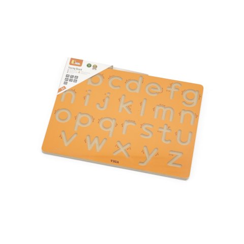 Viga Toys VIGA Tablica Grafomotoryczna Małe Litery Nauka Pisania