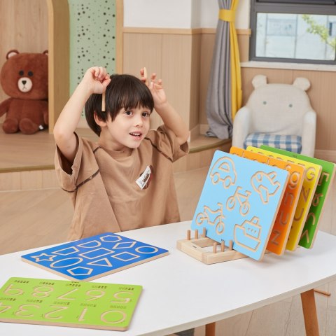 Viga Toys VIGA Tablica Grafomotoryczna Szlaczki Nauka Pisania