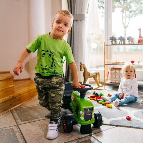 FALK FALK Traktorek Baby Claas Zielony z Przyczepką + akc. od 1 roku