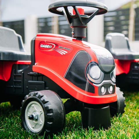 FALK FALK Jeździk Traktorek Baby Case IH Ride-On Czerwony z Przyczepką + akc. od 12 miesięcy