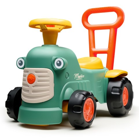 FALK FALK Maurice Traktorek Jeździk Zielony Pchacz Odpychacz Schowek od 1 roku
