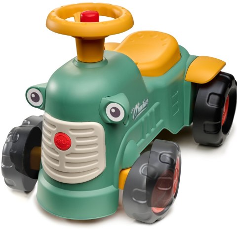FALK FALK Maurice Traktorek Jeździk Zielony Pchacz Odpychacz Schowek od 1 roku