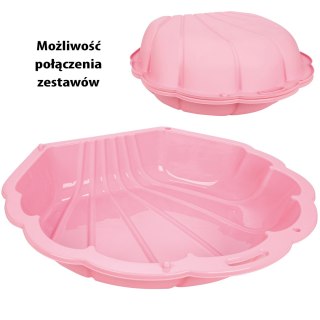 Woopie WOOPIE Piaskownica Basen Muszelka Różowa 3w1 Suchy Basen 1 szt.
