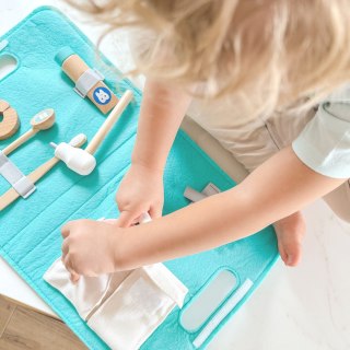 Tooky Toy TOOKY TOY Zestaw Małego Dentysty Walizka Lekarza 19 el. FSC