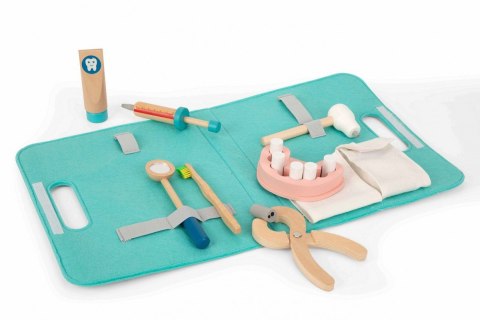 Tooky Toy TOOKY TOY Zestaw Małego Dentysty Walizka Lekarza 19 el. FSC