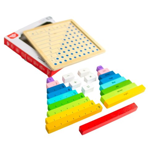 Tooky Toy Tooky Toy Drewniana Tablica Matematyczna Nauka Liczenia Liczydło