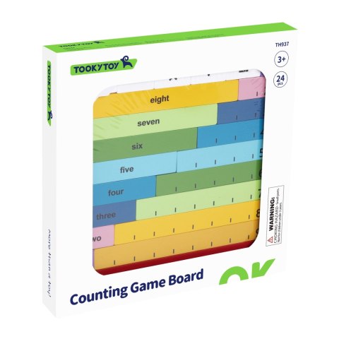 Tooky Toy Tooky Toy Drewniana Tablica Matematyczna Nauka Liczenia Liczydło