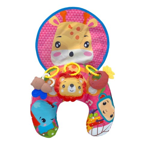 Woopie Baby WOOPIE BABY Poduszka Rogal Interaktywna Mata Edukacyjna Grzechotka Gryzak