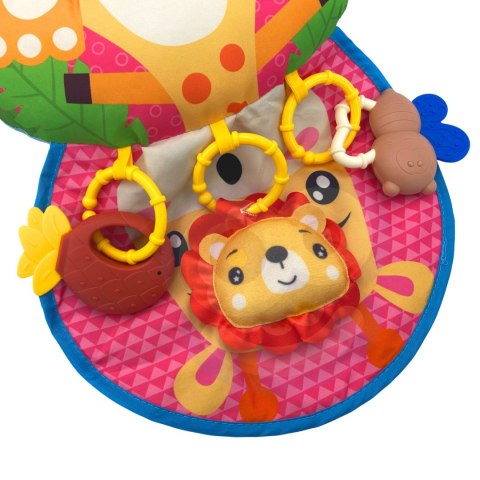 Woopie Baby WOOPIE BABY Poduszka Rogal Interaktywna Mata Edukacyjna Grzechotka Gryzak