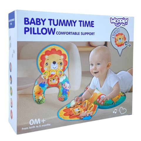 Woopie Baby WOOPIE BABY Poduszka Rogal Interaktywna Mata Edukacyjna Grzechotka Gryzak