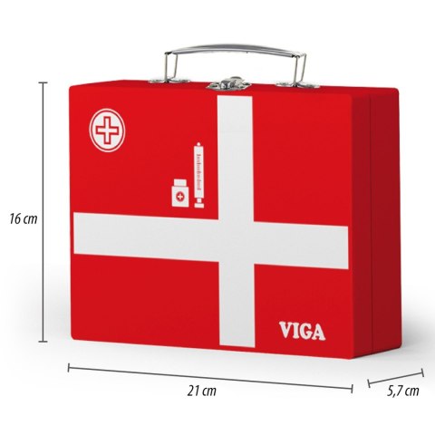 Viga Toys VIGA Drewniany zestaw małego lekarza w walizce