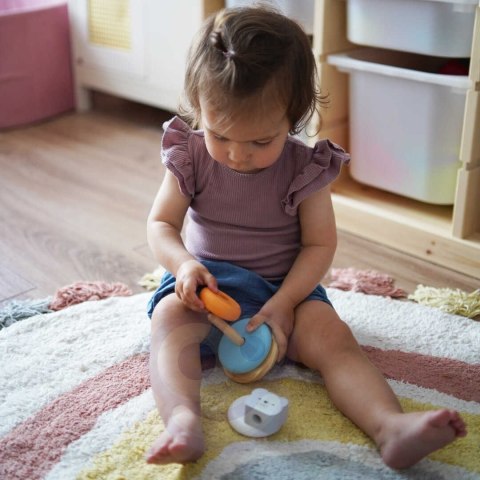Viga Toys VIGA PolarB Drewniana Piramidka edukacyjna - Miś Polarny