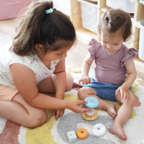 Viga Toys VIGA PolarB Drewniana Piramidka edukacyjna - Miś Polarny