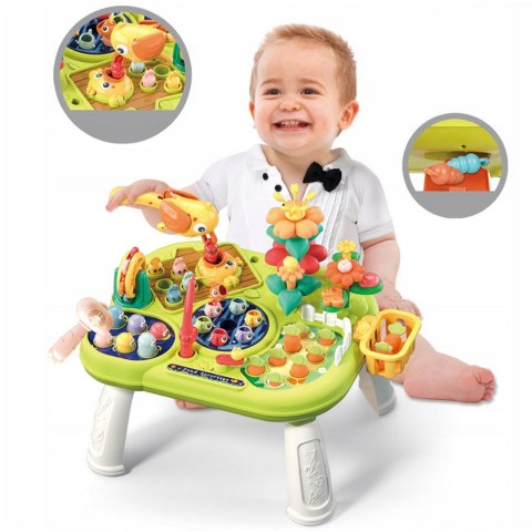 Woopie Baby WOOPIE BABY Interaktywny Multistolik Edukacyjny 8w1 Montessori