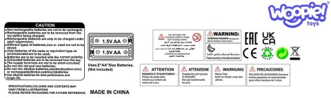 Woopie Baby WOOPIE BABY Interaktywny Słonik Przytulanka z Dźwiękiem i Światłem