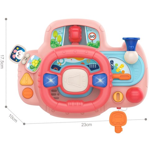 Woopie Baby WOOPIE BABY Kierownica Samochodowa Interaktywna z Swiatłami Dźwiękiem