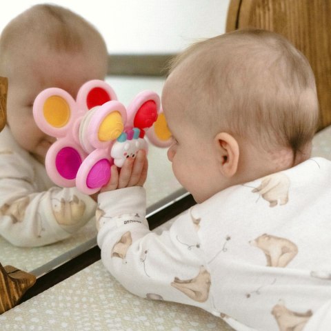 Woopie Baby WOOPIE BABY Kosmiczny Spinner Pop-it Zabawka Sensoryczna Wymienne 3 szt Różowy.