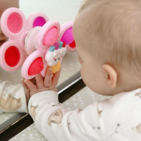 Woopie Baby WOOPIE BABY Kosmiczny Spinner Pop-it Zabawka Sensoryczna Wymienne 3 szt Różowy.