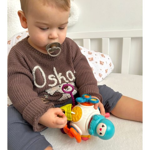 Woopie Baby WOOPIE BABY Kostka Sześciościan Montessori Sensoryczna 8w1