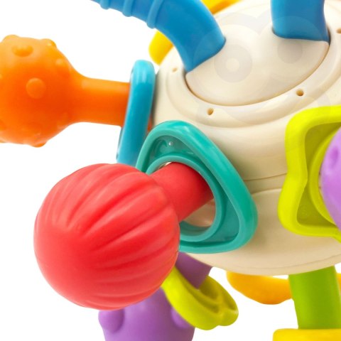 Woopie Baby WOOPIE BABY Miękka Grzechotka 2w1 Gryzak Zabawka Sensoryczna dla Niemowląt 0m+