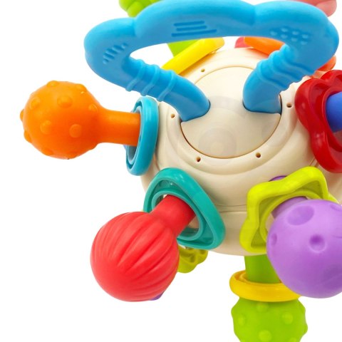 Woopie Baby WOOPIE BABY Miękka Grzechotka 2w1 Gryzak Zabawka Sensoryczna dla Niemowląt 0m+